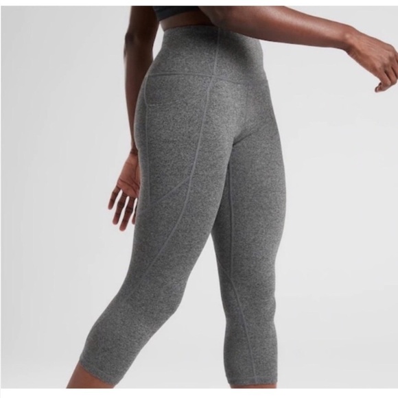Athleta Salutation Stash Pocket II 7/8 Tight Leggings Large TALL - Picture 2 of 6